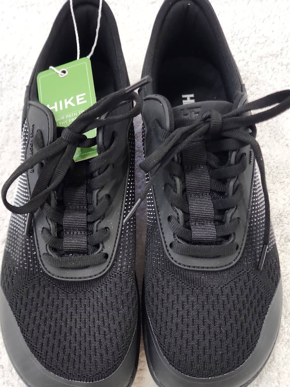 Hike Women's Black Athletic Walking Shoes Size 10-10.5 New